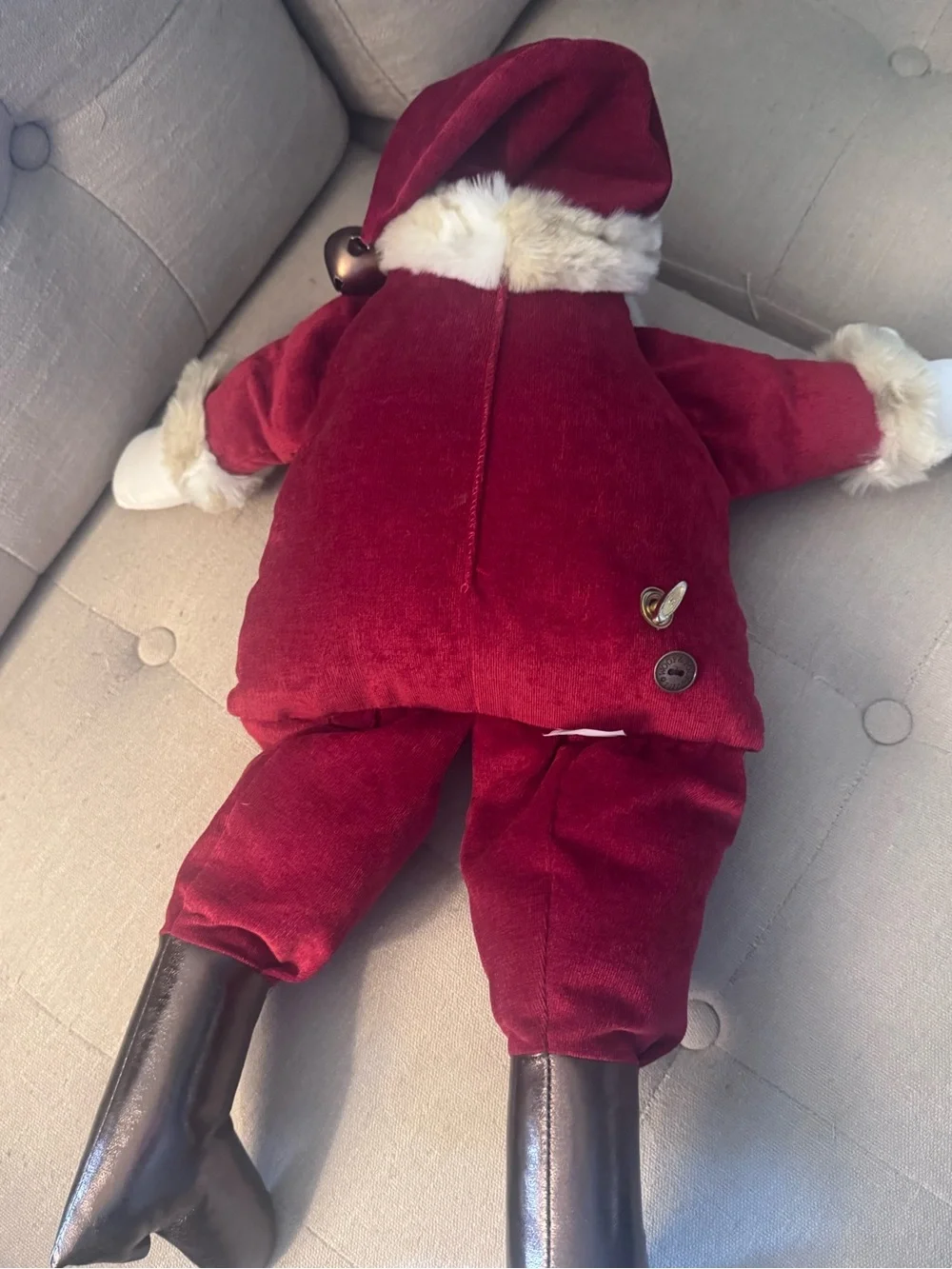 Woof & Poof musical Santa doll - Deck the Halls